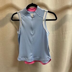Lucky in Love Victory Hybrid Tank Powder Blue